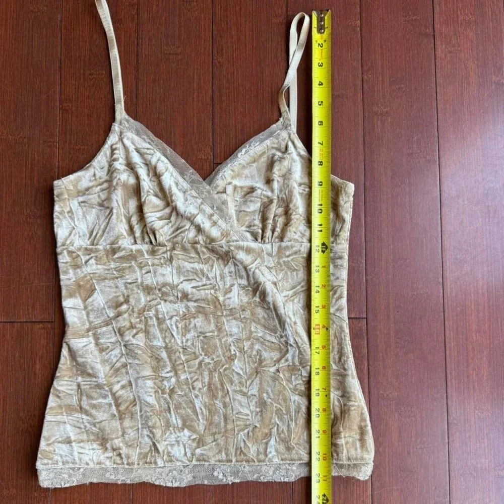 Cream and‎ Tank Y2K  Cami